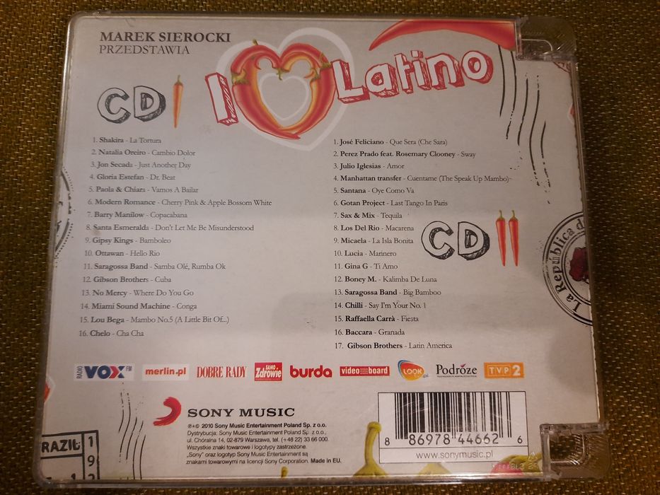 Marek Sierocki przedstawia I love Latino 2 CD