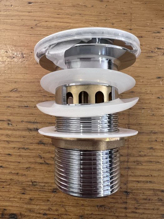 Conjunto 3 Válvula clic clac lavatório / bidé - NOVO