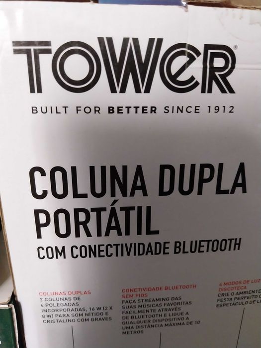 Coluna dupla Bluetooth