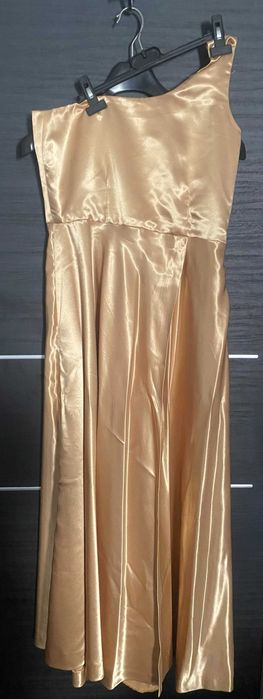 Golden wedding dress for maid of honor / Wedding golden dress for bridesmaid