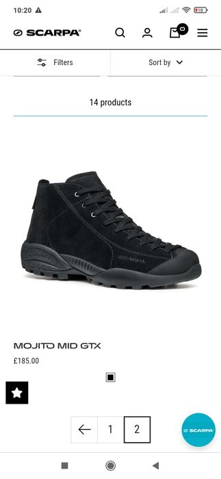 Scarpa GORE-TEX трекінгові черевики