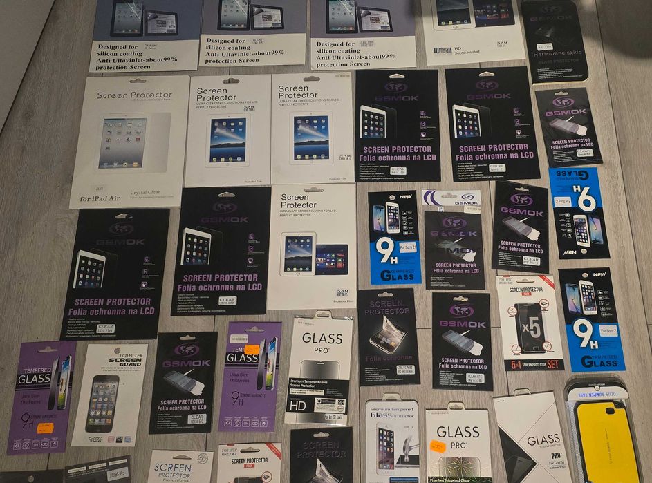 Zestaw pokrowców i folii do starszych telefonów – PO LIKWIDACJI SKLEPU