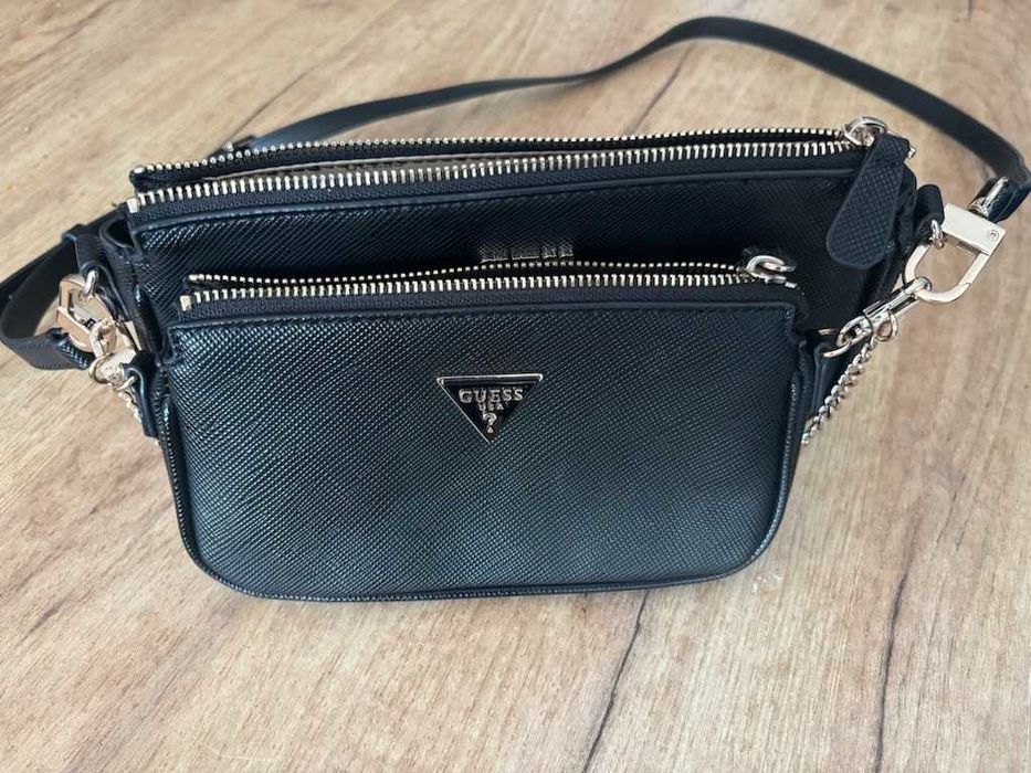 Guess NOELLE II - Cross body torebka czarna klasyczna