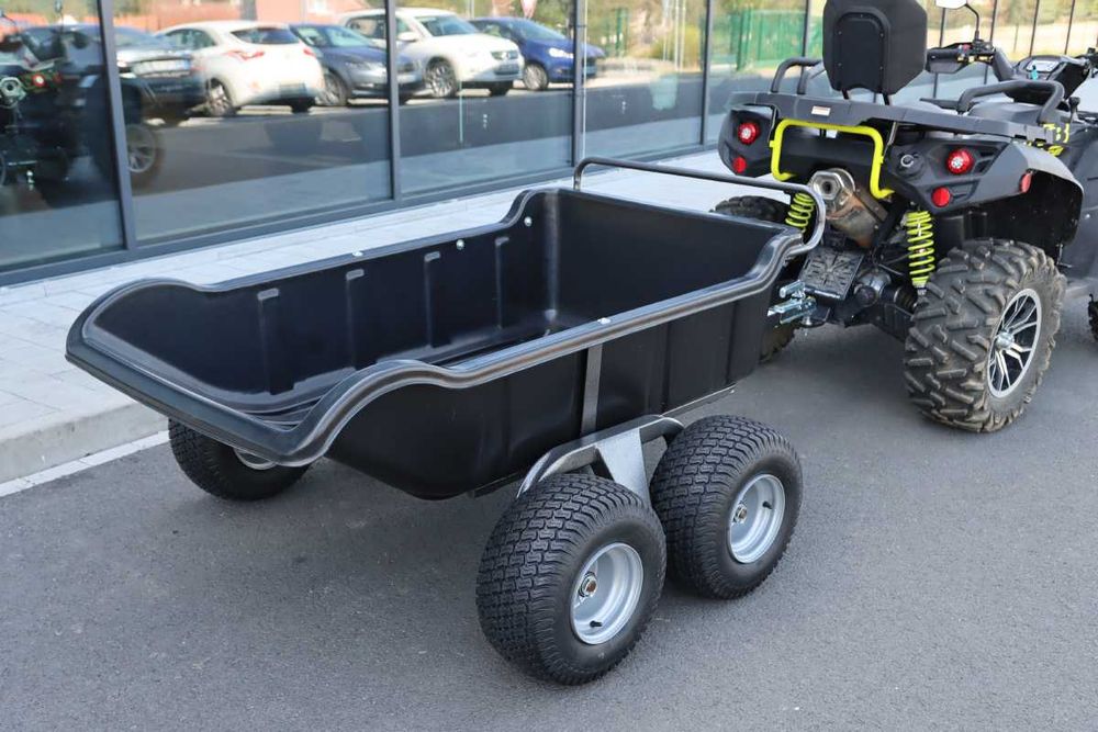 Двовісний причіп-самоскид для квадроцикла SHARK TRAILER GAREDEN 680