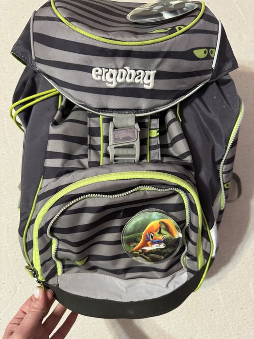 Шкільний рюкзак Ergobag з пеналом та сумкою для  взуття