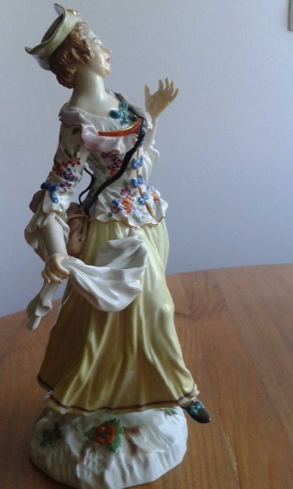 Figura antiga de porcelana Meissen