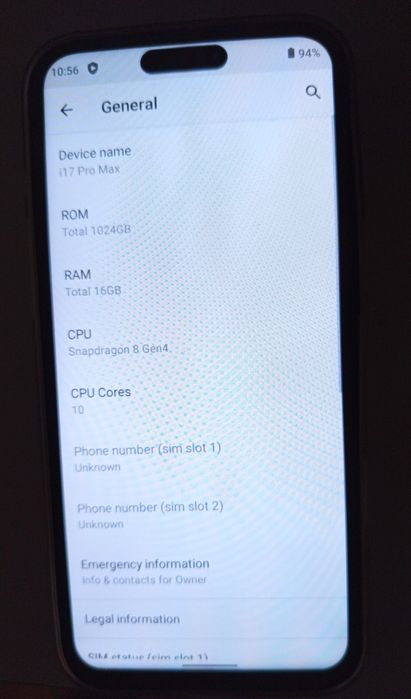 Смартфон і17Pro Max