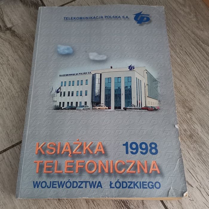 Książka telefoniczna 1998 Łódź uszkodzona