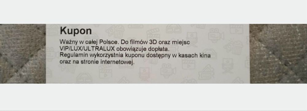 Bilet do multikinka