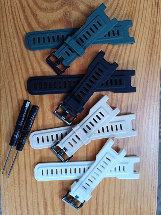 Ремінець для Amazfit T Rex / Amazfit T Rex Pro силіконовий,  болти