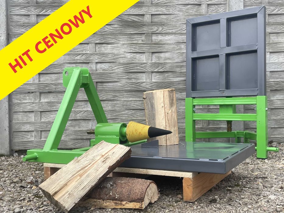 Łuparka rębak do drewna / 120mm stożek do drzewa na WOM -DOSTAWA-