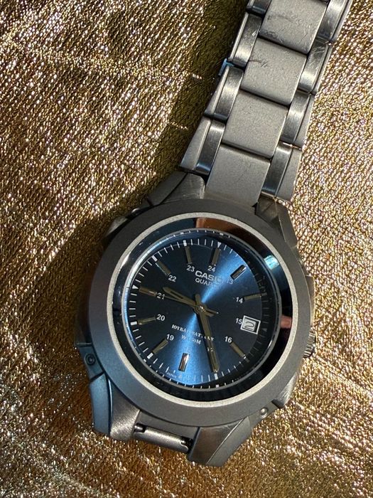 Relógio Casio MTP‑3050D – Mostrador Azul – 10 Y Battery