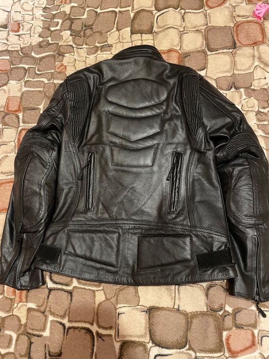 Куртка мотоциклетна шкіряна з захистом GearX мотокуртка