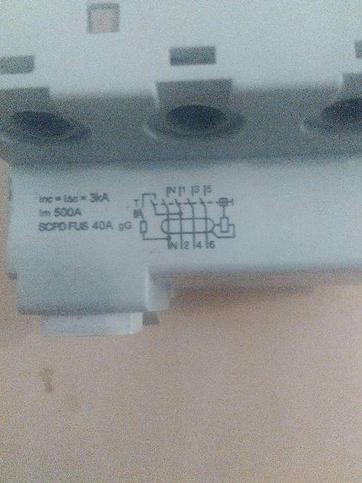 interruptor diferencial tetrapolar 40A