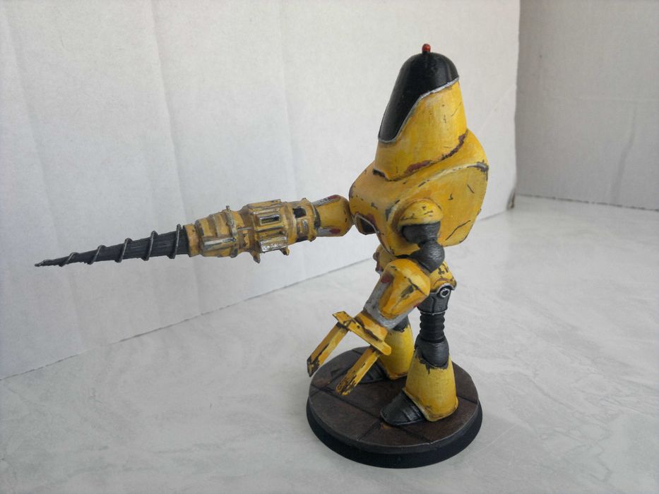 Fallout Utility Protectron Budowlany figurka