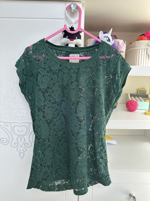 Zara bluzka koronka r.xs