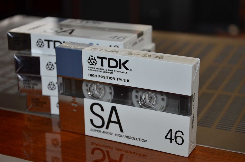 Редкая Аудиокассета TDK SA 46 Made in Japan 1987 год Состояние Идеал: 1 ...