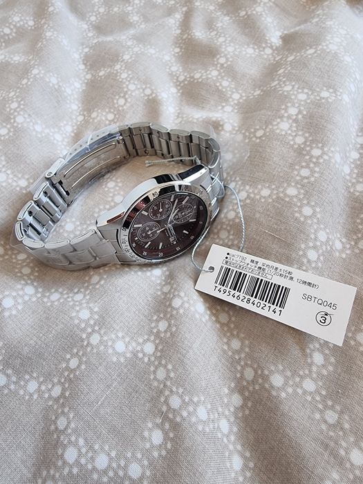 Nowy zegarek Seiko czerwony - Dowód zakupu