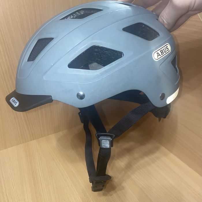 Велосипедный шлем Abus HYBAN concrete grey (размер 52-58см)