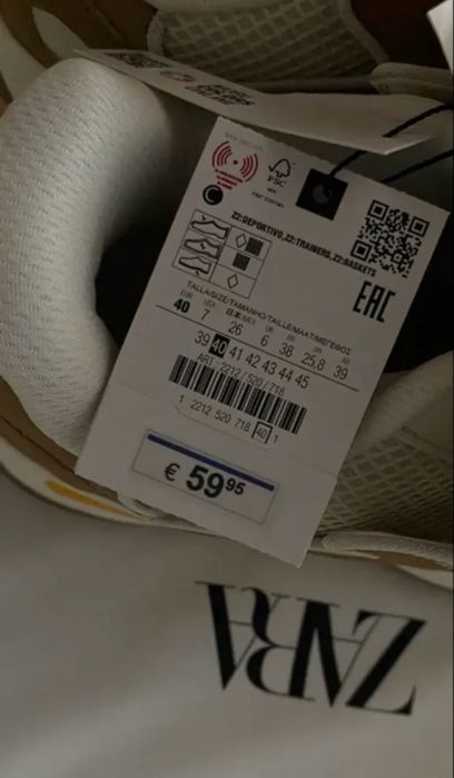 Кросівки чоловічі Zara розмір 40, 41 жовті