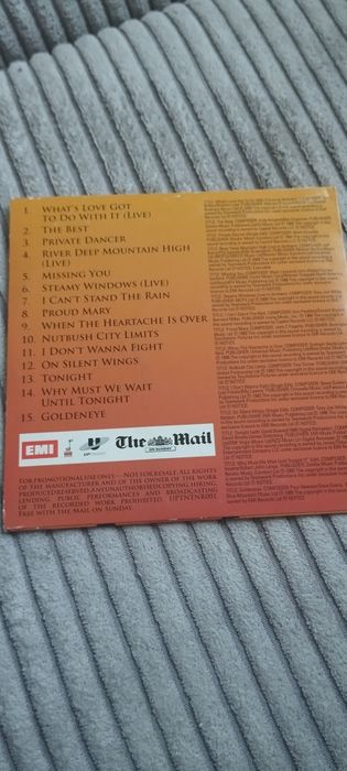 Tina Turner - 15 Greatest Hits PROMO CD