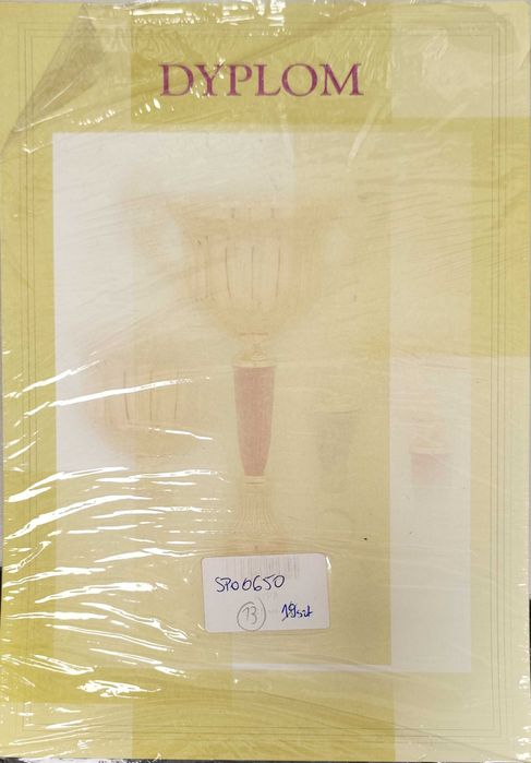 Dyplom papierowy - Puchary DYP7