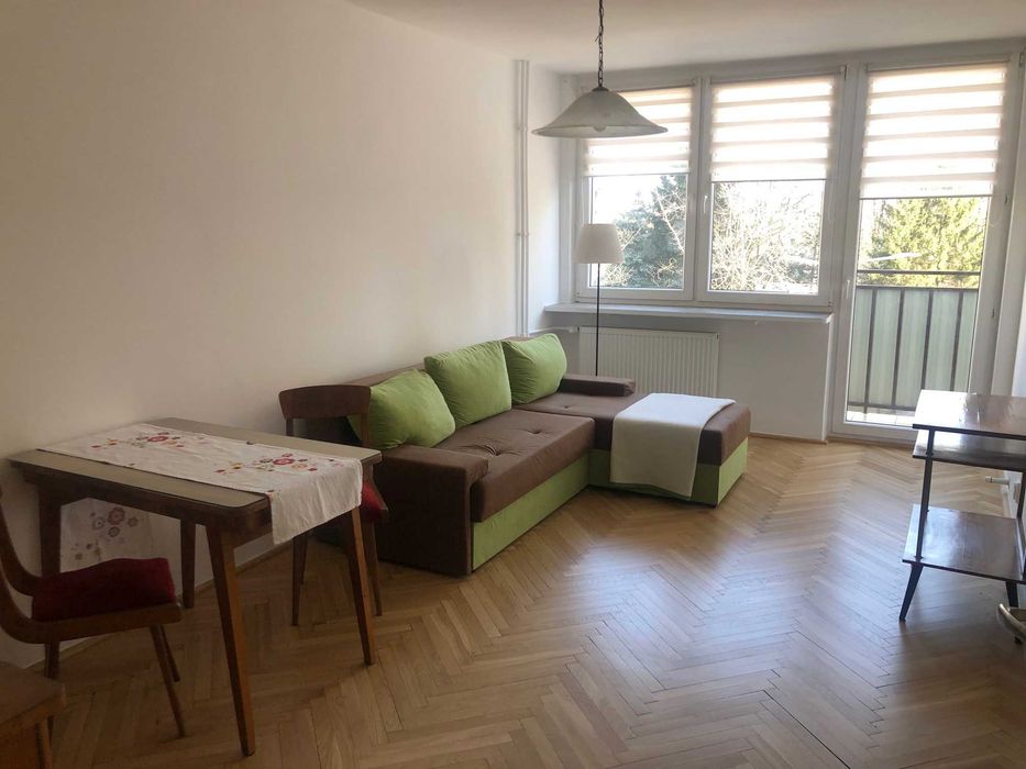 Mieszkanie Saska Kępa 2 pokoje 38 m2; od zaraz; cena z czynszem; najem okazjonalny
