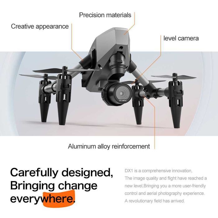 Dron XD1 PRO 2 kamery 3 baterie w komplecie