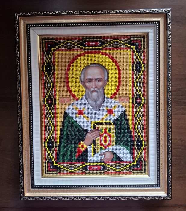 Икона бисером Рустик