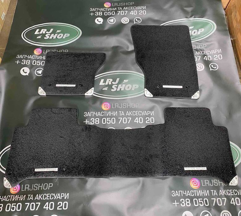 Оригінальні ворсові килимки салону чорні Range Ровер Sport 2014- L494