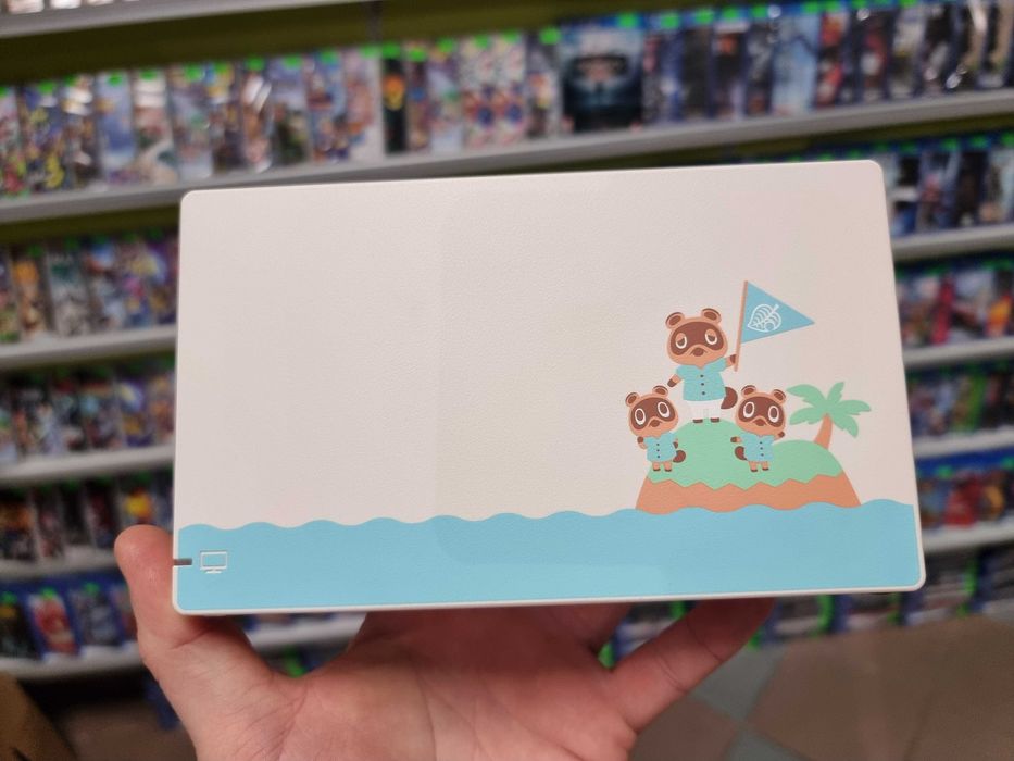 Limitowana Konsola Nintendo Switch Animal Crossing Ed. + karta 200GB