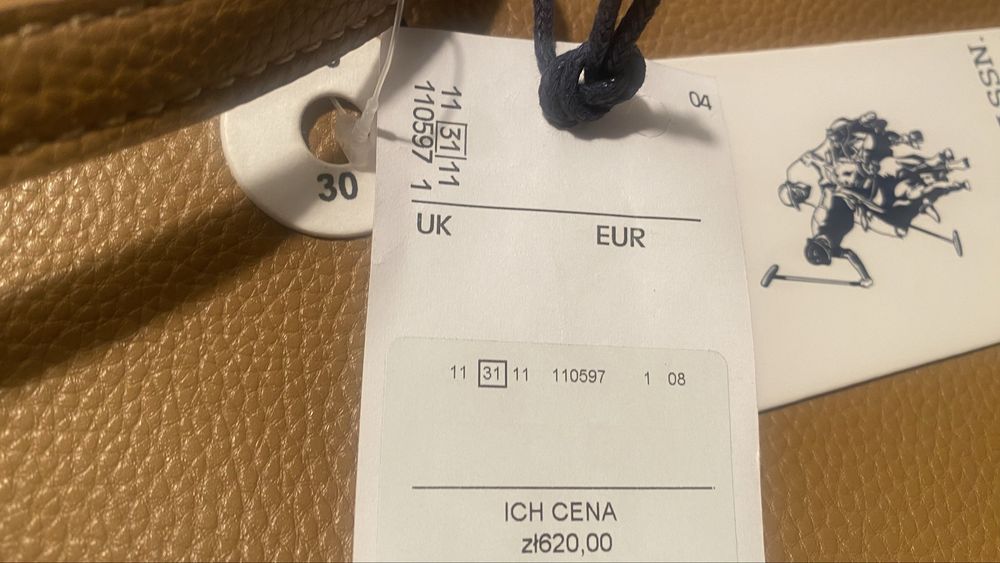 US Polo Ralph Lauren piękna oryginalna z metką torebka .