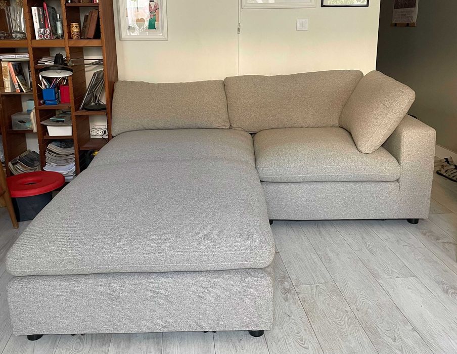 Sofa com chaise-longue Lyby da Jysk NOVA em caixa