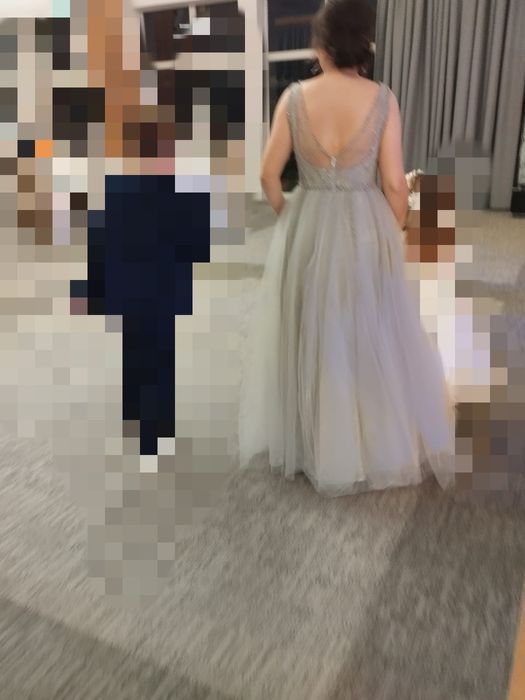Suknia sukienka świadkowa Dama Couture m 38
