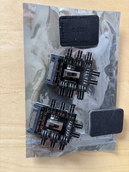 Adaptadores regulação de velocidade de ventoinhas PC