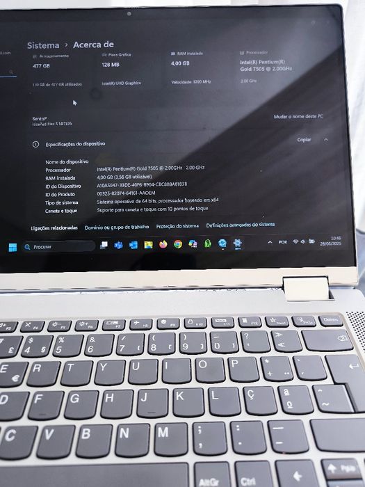Portátil 14 polegadas Lenovo 2-in-1 Ideapad Flex 5