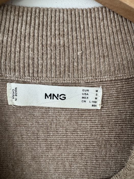 Mango dzianinowa sukienka midi Knitted dress Jesienna