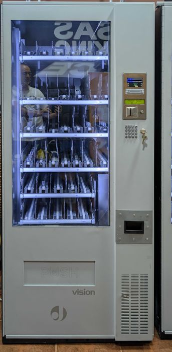 Maquina Vending Jofemar V7 c/ leitor de cartão cidadão (+18)