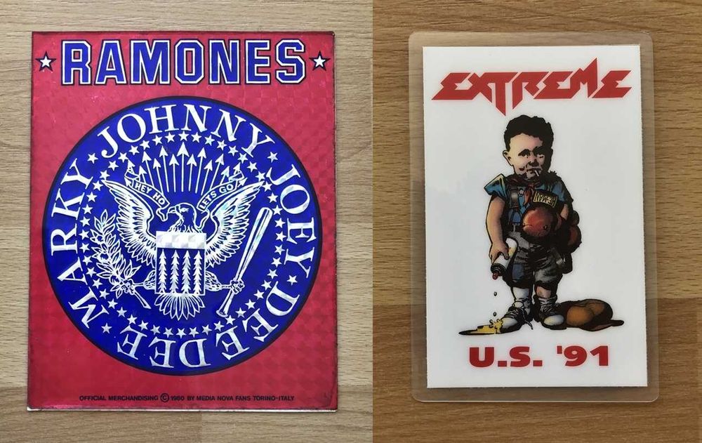 Bilhetes concertos eventos autocolante merchadising pink floyd ramones