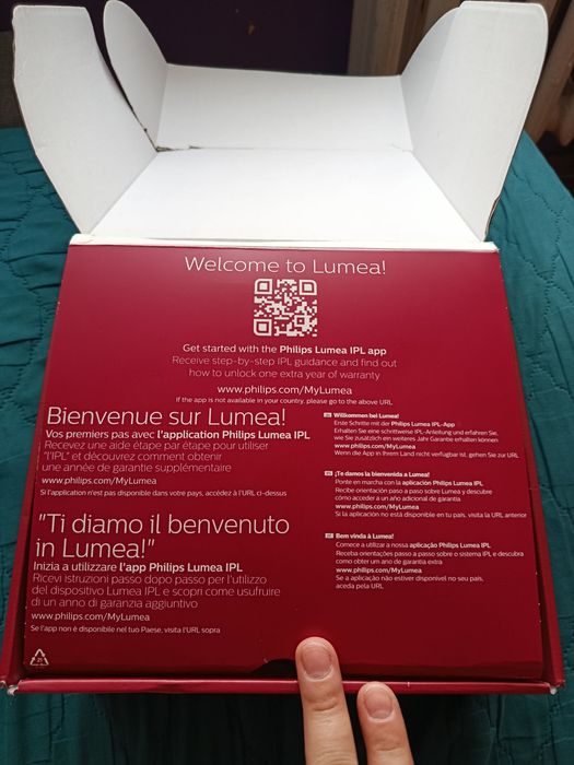 Depilator laserowy Lumea Philips