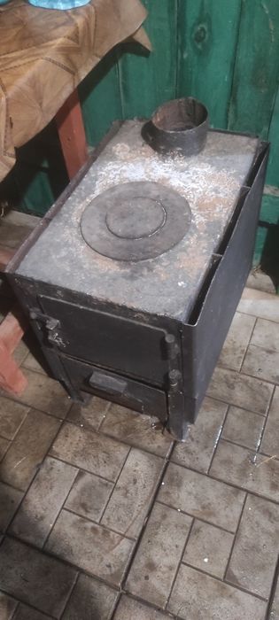Буржуйка булерьян с варочной поверхностью