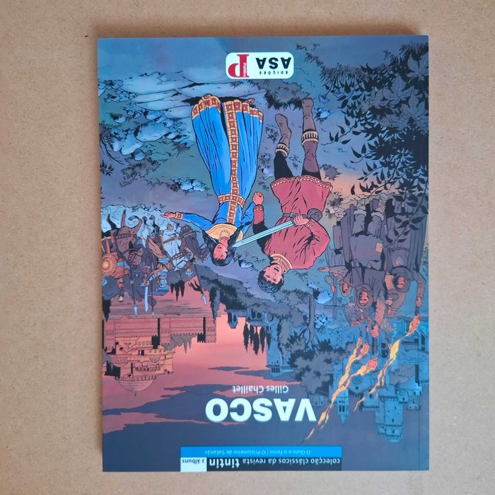 Vasco: "O ouro e o Ferro + O prisioneiro de Satanás" de Gilles Chaillet