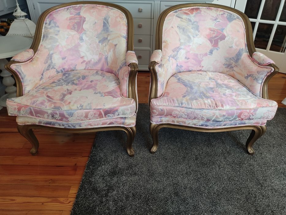 Cadeirões vintage restaurados