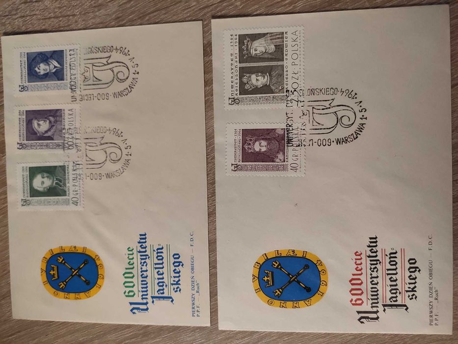 Kolekcja kopert 600 lecie Uniwersytetu Jagiellońskiego