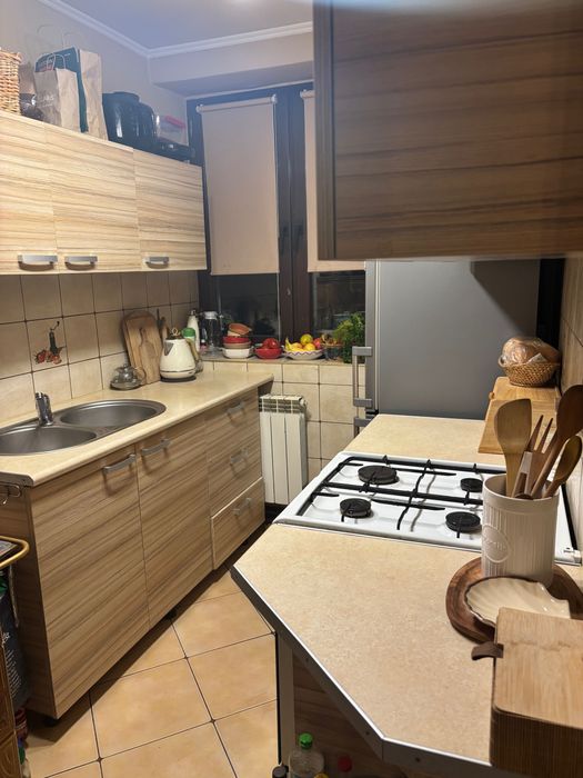 Dom z tarasem, piwnicą oraz budynkiem gospodarczym