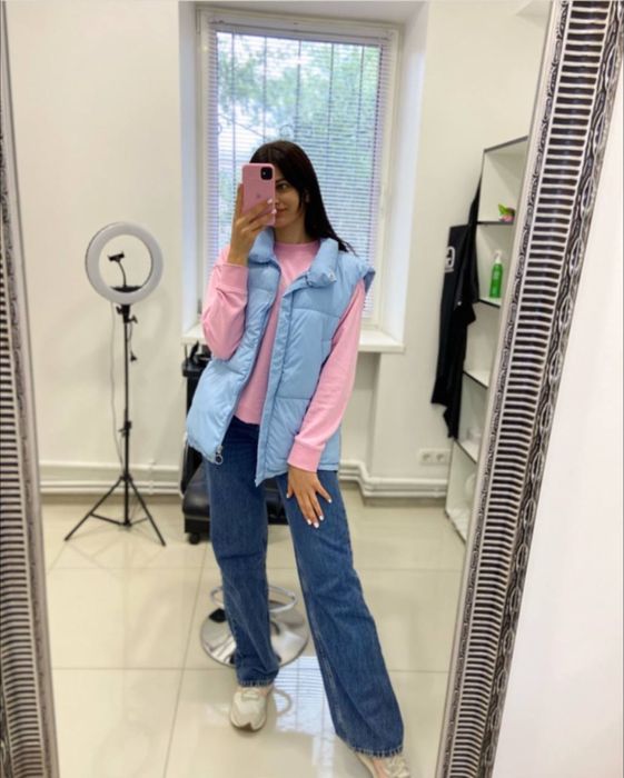 Жилет жіночий блакитний