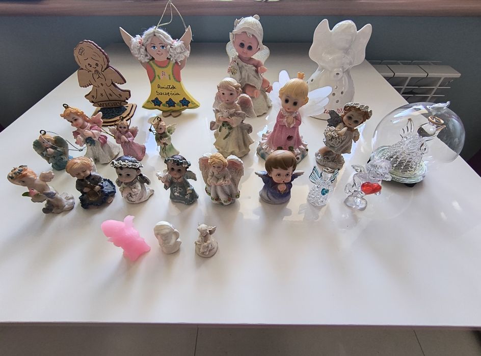 Aniołki figurki różne