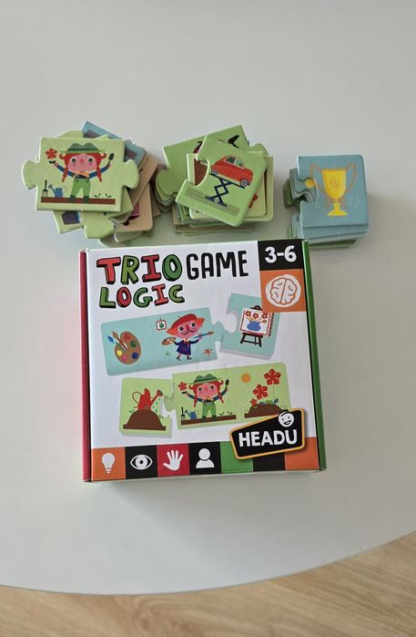 Jogo puzzle Trio Game Logic, Headu