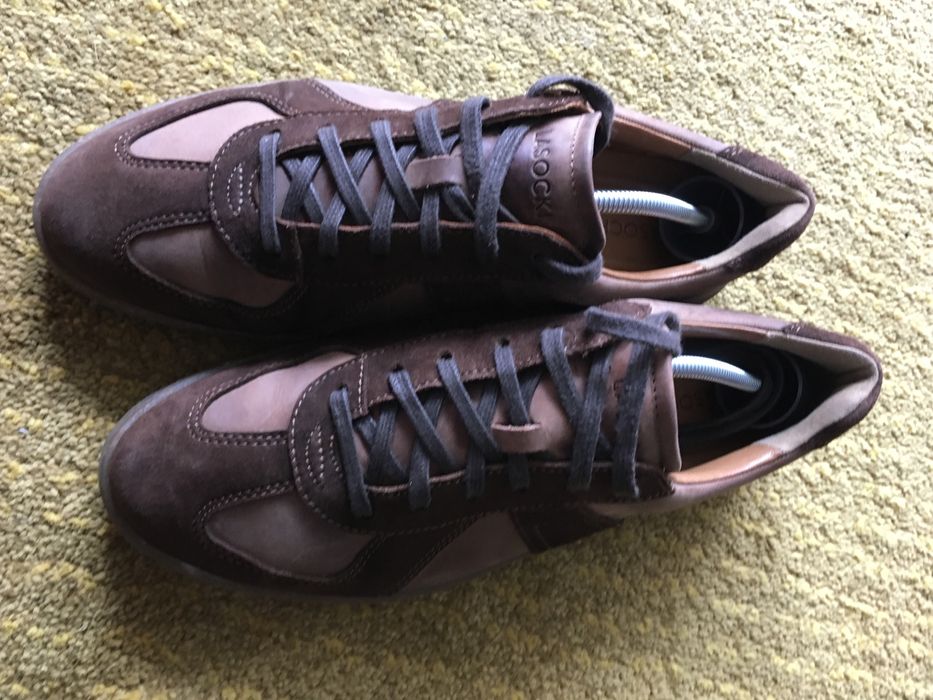 Sneakersy męskie z prawdziwej skóry - Lasocki