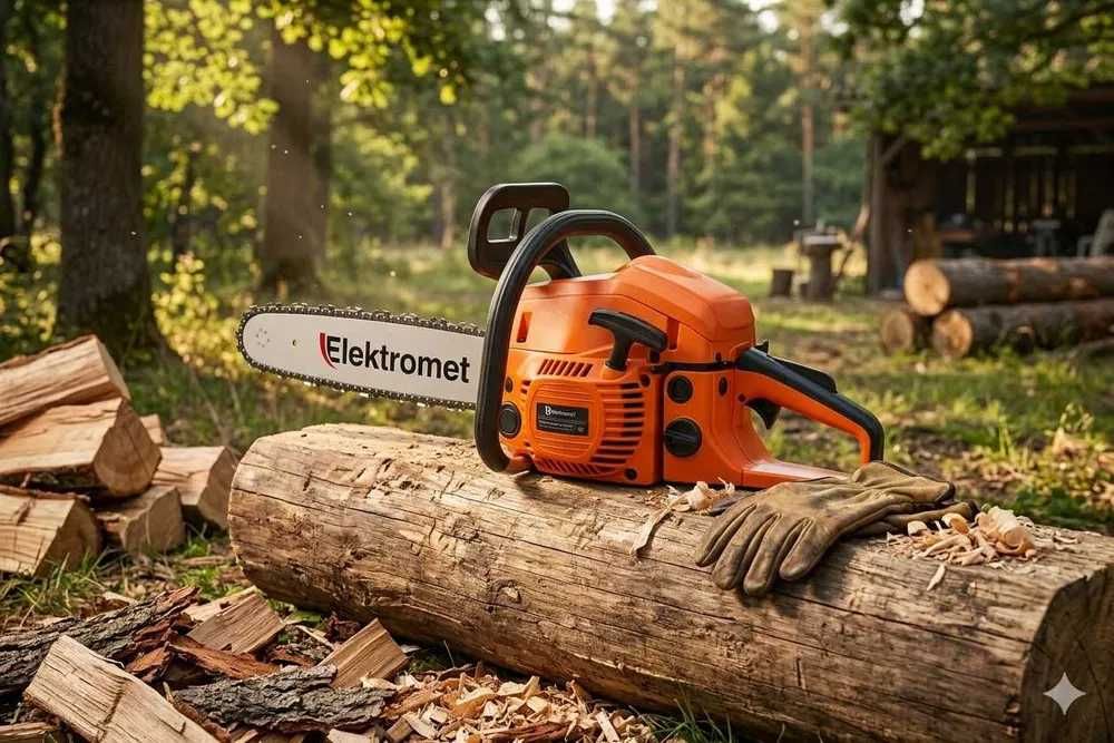 NOWA Piła Łańcuchowa Spalinowa Pilarka Do Drewna Ręczna 5,5km 52cm3 1x łańc/prowadnica Mocna XXL OKAZJA WYPRZEDAŻ